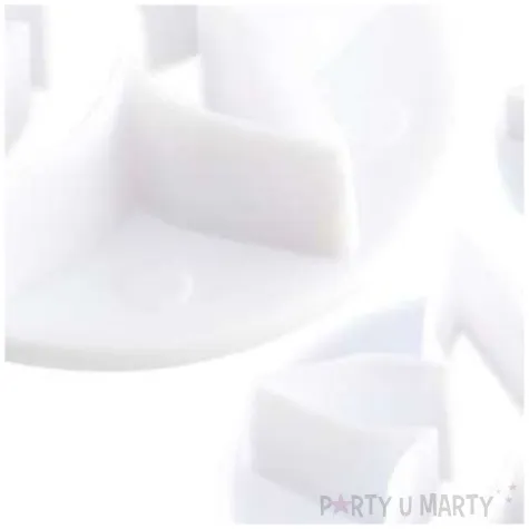 foremki do ciasteczek kwiatki biale dekora 3 szt