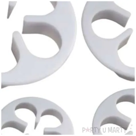 foremki do ciasteczek kwiatki biale dekora 4 szt