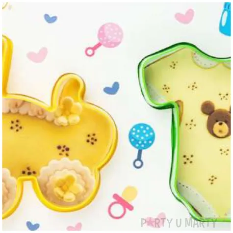 foremki do ciasteczek wozek dzieciecy i spioszki decora 2 szt