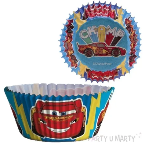 foremki na muffinki auta z przygoda dekora 25 szt