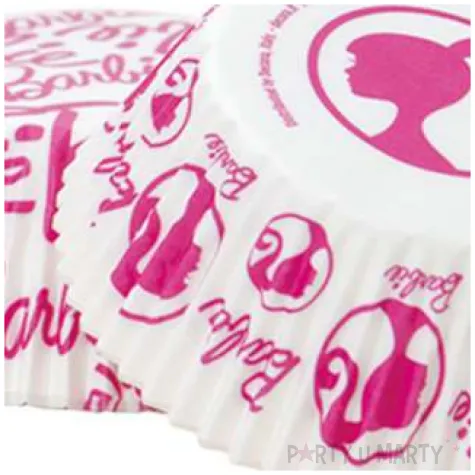 foremki na muffinki barbie mix decora 36 szt