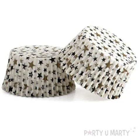 foremki na muffinki gwiazdki mix decora 36 szt