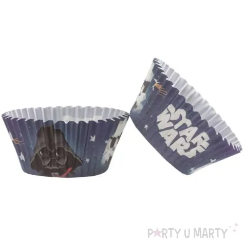 foremki na muffinki gwiezdne wojny darth vader czarne dekora 25 szt