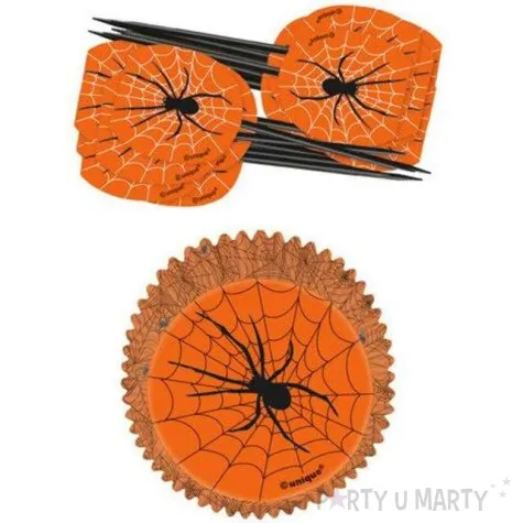 foremki na muffinki halloween pikery unique 48 szt