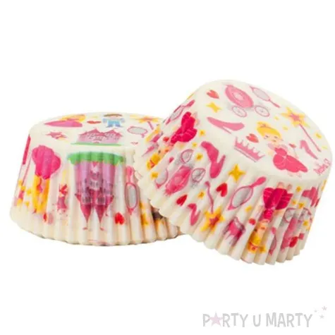 foremki na muffinki ksiezniczki mix decora 36 szt