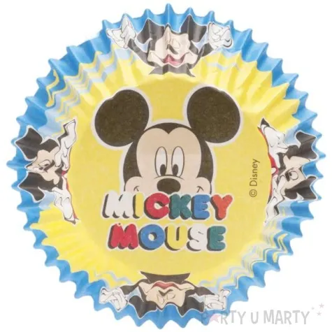 foremki na muffinki myszka mickey dekora 25 szt