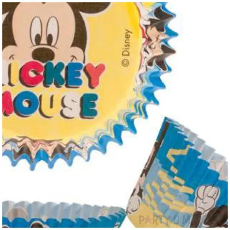 foremki na muffinki myszka mickey dekora 50 szt