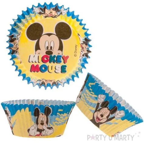 foremki na muffinki myszka mickey dekora 50 szt
