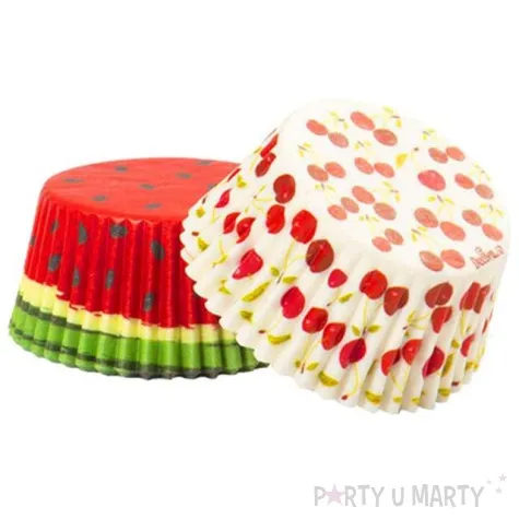foremki na muffinki owocowe party mix decora 36 szt