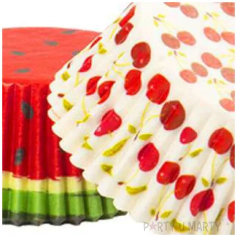 foremki na muffinki owocowe party mix decora 36 szt