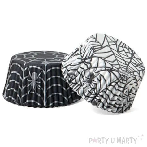 foremki na muffinki pajaki i pajeczyny mix decora 36 szt