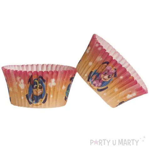 foremki na muffinki paw patrol dekora 25 szt