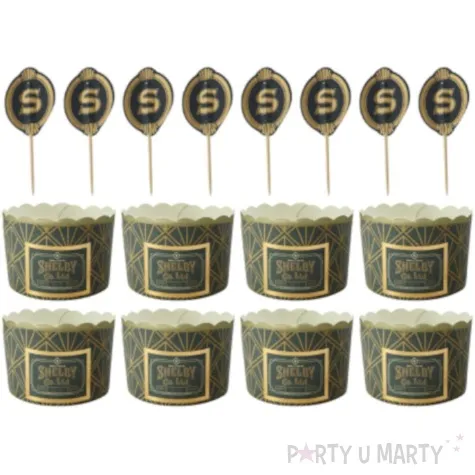 foremki na muffinki peaky blinders pikery mix smiffys 8 szt