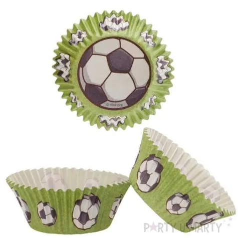 foremki na muffinki pilka nozna dekora 25 szt