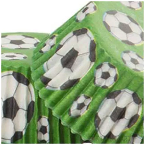 foremki na muffinki pilka nozna mix decora 36 szt