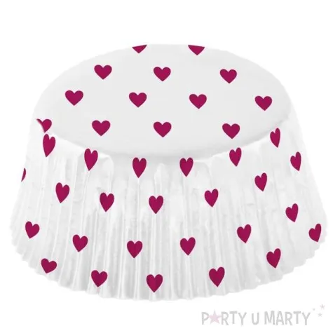 foremki na muffinki serduszka amscan 48 szt