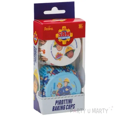 foremki na muffinki strazak sam i przyjaciele mix decora 36 szt