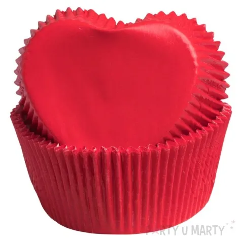 foremki na muffinki walentynkowe serca demmler 24 szt