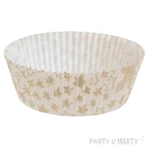 foremki na muffinki zlote gwiazdki demmler 60 szt