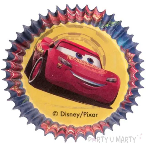 foremki na muffinki zygzak mcqueen cars dekora 50 szt