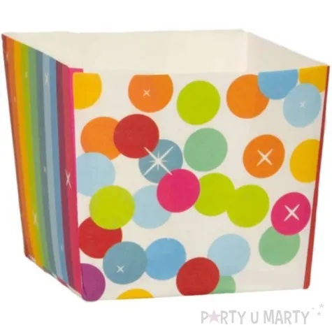 foremki na slodycze teczowe paski i grochy mix folat 5 szt