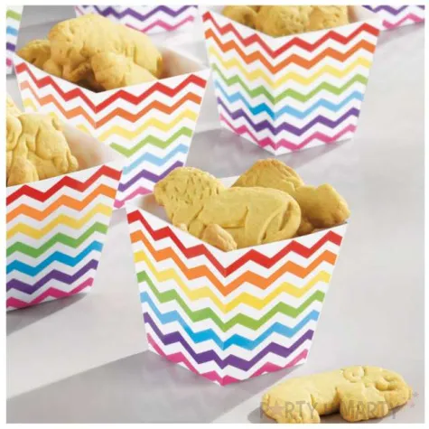 foremki na slodycze treat cups minis rainbow amscan 36 szt