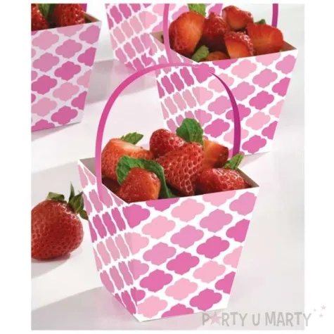 foremki na slodycze treat cups pink 24 szt