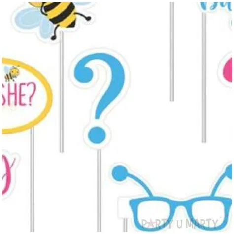 fotogadzet gender reveal he or she amscan 13 szt