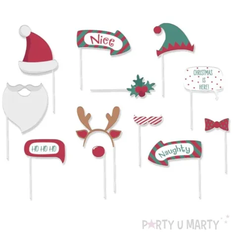 fotogadzet holly jolly swiateczny miks folat 12 szt