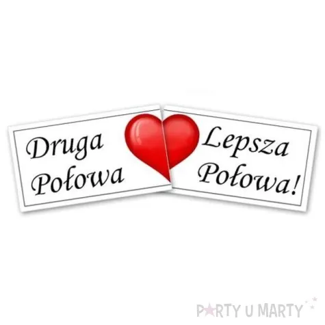 fotogadzet karteczki druga polowa lepsza polowa 2 szt