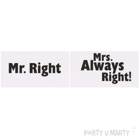 fotogadzet karteczki mr right mra always right 2 szt