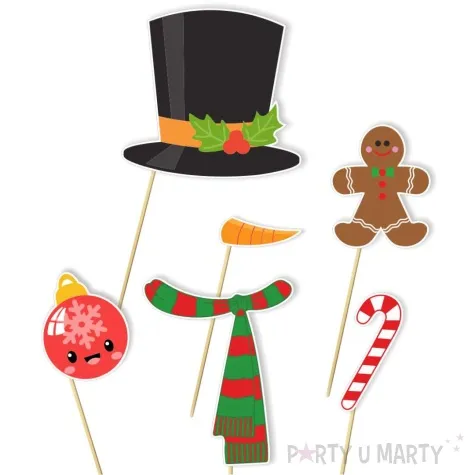 fotogadzet patyczki boze narodzenie balwan 6 szt