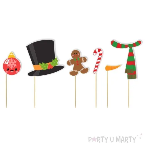 fotogadzet patyczki boze narodzenie balwan 6 szt