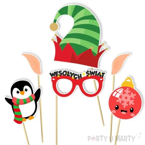 fotogadzet patyczki boze narodzenie elf 6 szt