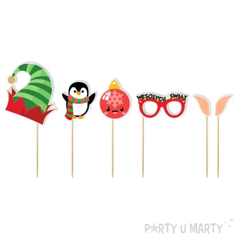 fotogadzet patyczki boze narodzenie elf 6 szt