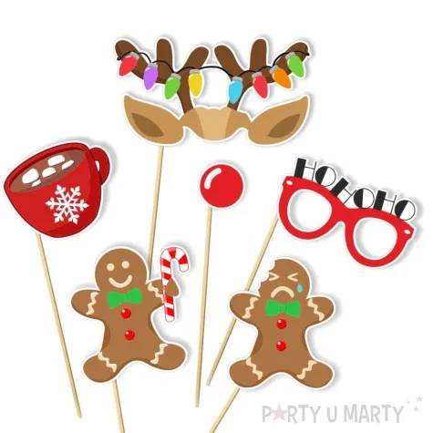 fotogadzet patyczki boze narodzenie renifer w lampkach 6 szt