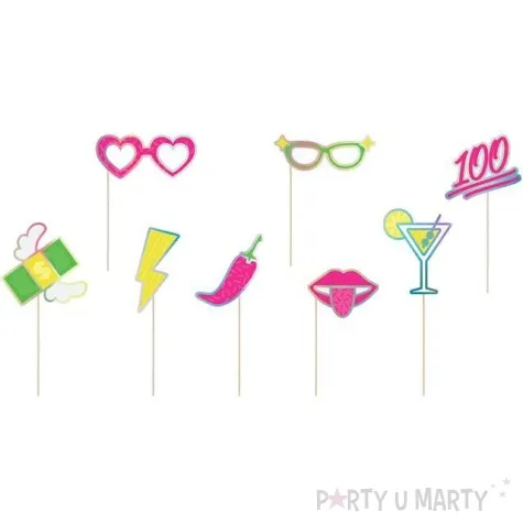 fotogadzet patyczki electric holo partydeco 8 szt