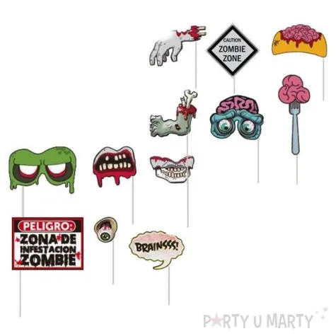 fotogadzet patyczki halloween zombie guirca 12 szt