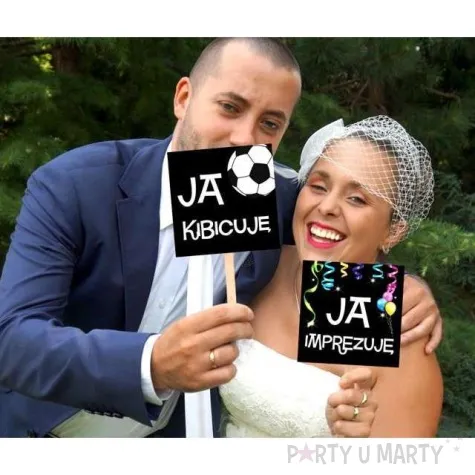 fotogadzet patyczki ja imprezuje ja kibicuje 2 szt