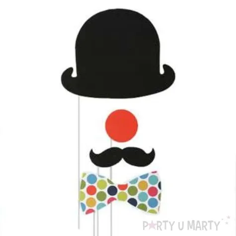 fotogadzet patyczki klaun czarny 4 szt