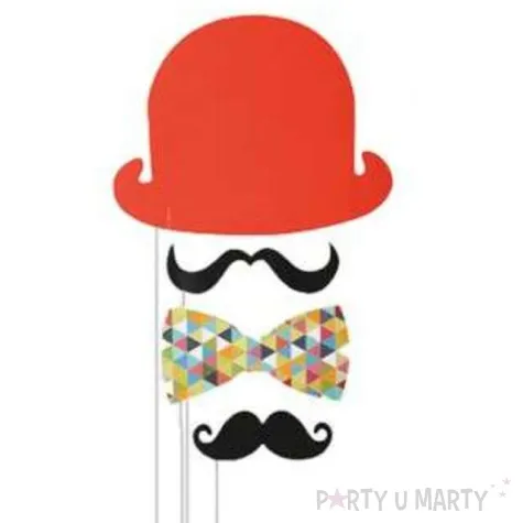 fotogadzet patyczki klaun czerwony 4 szt