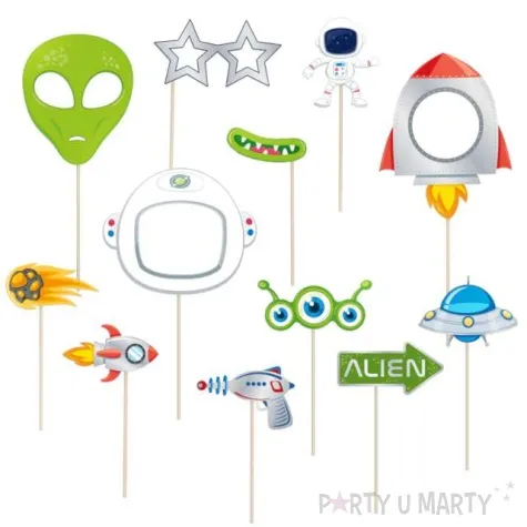 fotogadzet patyczki kosmos mix partypal 12 szt