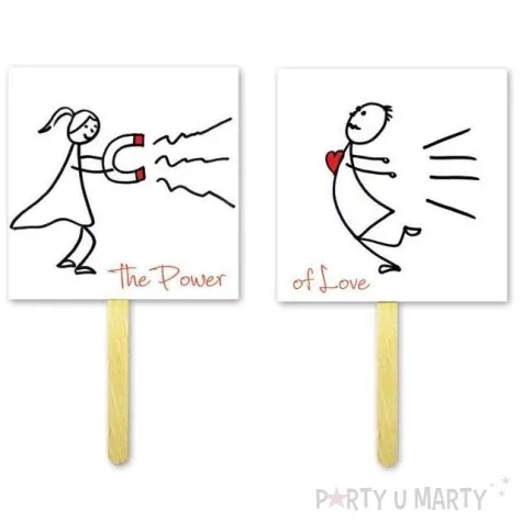 fotogadzet patyczki magnes the power of love 2 szt