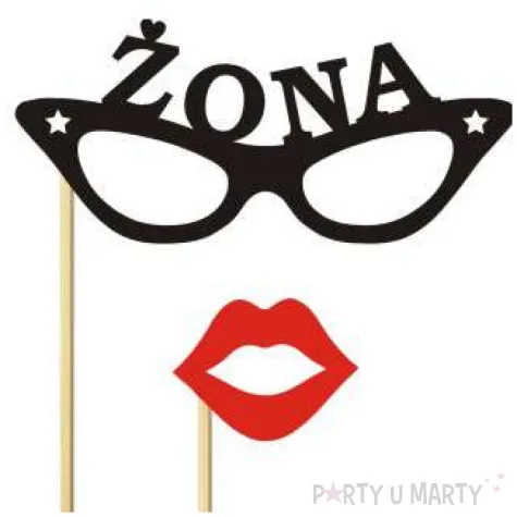 fotogadzet patyczki maz zona okulary 4 szt