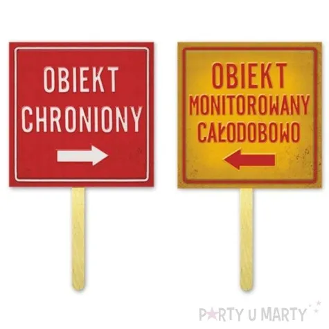 fotogadzet patyczki obiekt chroniony calodobowo 2 szt