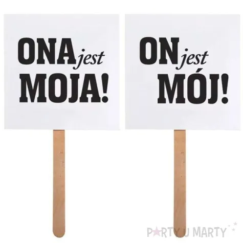 fotogadzet patyczki on jest moj ona jest moja 2 szt