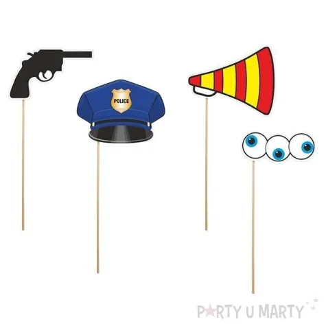 fotogadzet patyczki policjant 4 szt