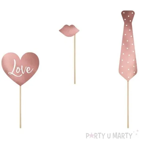 fotogadzet patyczki slub 1 mix partydeco 12 szt