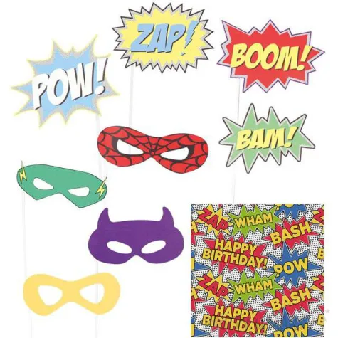 fotogadzet patyczki superbohater mix guirca 9 szt