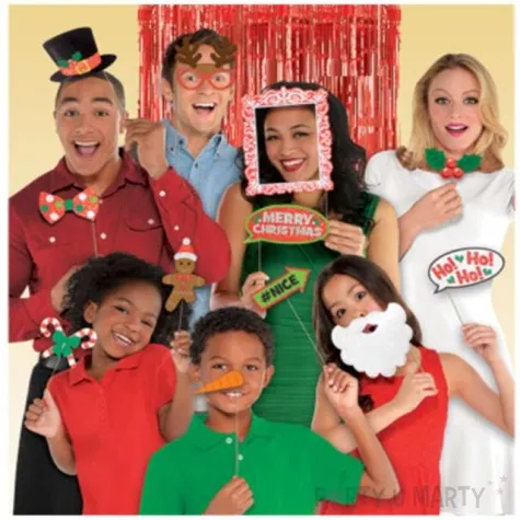 fotogadzet patyczki swiateczna zabawa mix amscan 21 szt